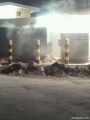 الدفاع المدني وسكيكو يباشران حريق بمحول كهرباء حي اليرموك  بالخفجي