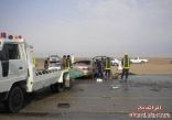 وفاة وافد اسيوي وثلاثة مصابين احدهم سعودي بحادث سير صباح اليوم