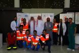 حملة للتبرع بالدم أقامها الهلال الأحمر السعودي بالتعاون مع المدينة الطبية بجامعة الملك سعود